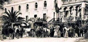 1599- Hammam-Rhira - Arrivee2 des voyageurs aux Thermes